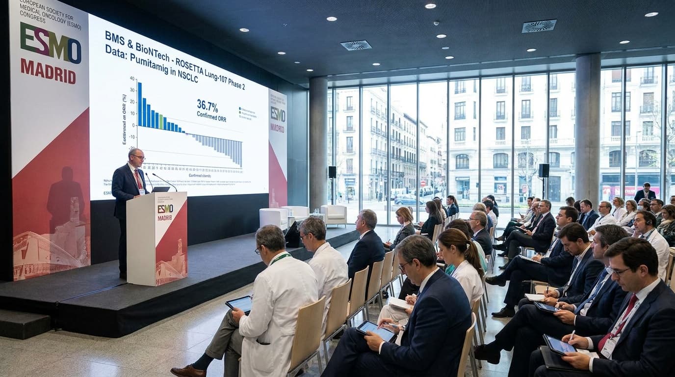 BMS And BioNTech Post 36.7% ORR For Pumitamig In NSCLC, Expanding A Broad Phase 3 Push