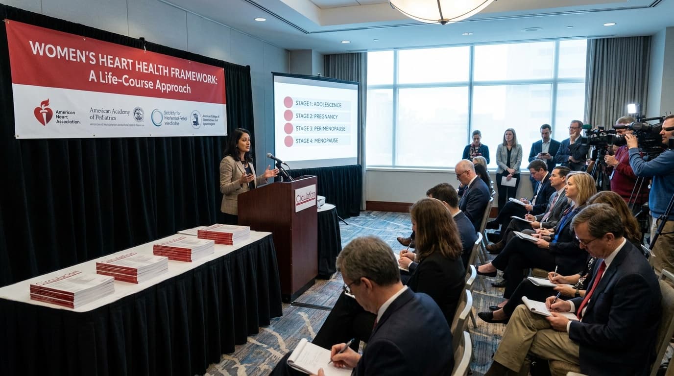 Women’s Heart Health Groups Publish Four-Stage Care Framework, Targeting Risk From Adolescence Through Menopause
