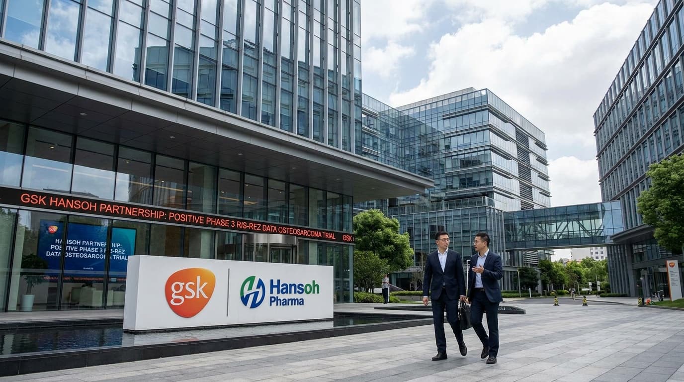 GSK And Hansoh Post 5.5-Month PFS For Ris-Rez In Relapsed Osteosarcoma, Setting An Early B7-H3 ADC Benchmark