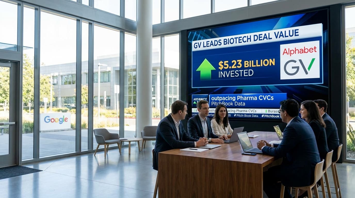 Alphabet’s GV Participates In $5.23 Billion Of Biotech Deals Since The Start Of 2025, Outspending Pharma CVC Peers