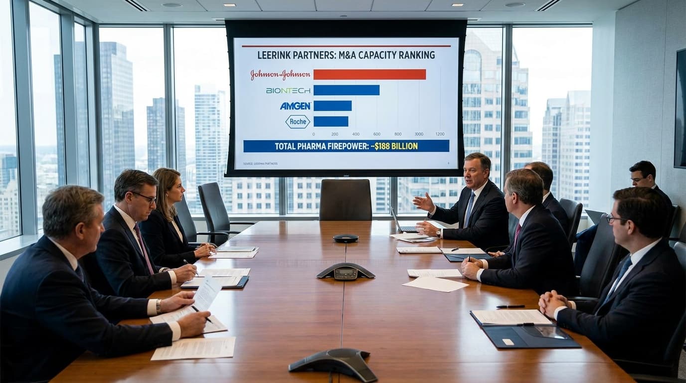 Johnson & Johnson Tops Leerink’s M&A Capacity Ranking, As Pharma Firepower Reaches About $188 Billion