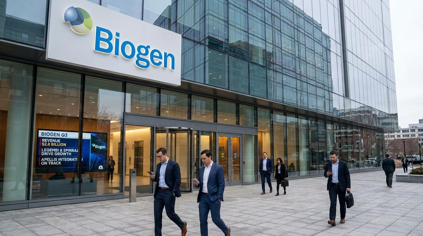 Biogen Posts $2.8 Billion In Q3 Revenue, Framing Pipeline Readouts As The Next Growth Test