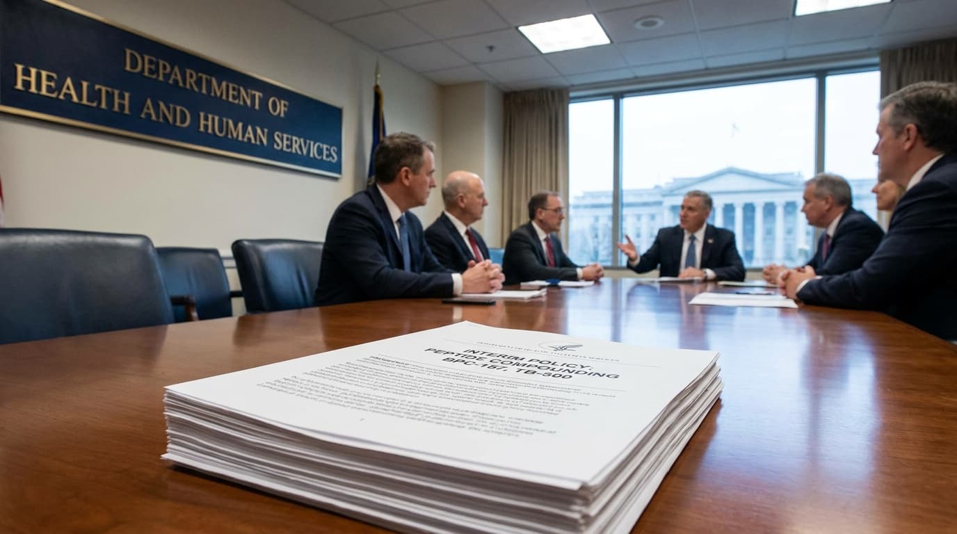 HHS Clears Limited Compounding Of 6 Peptides, Opening A New Policy Fight Over Unapproved Products