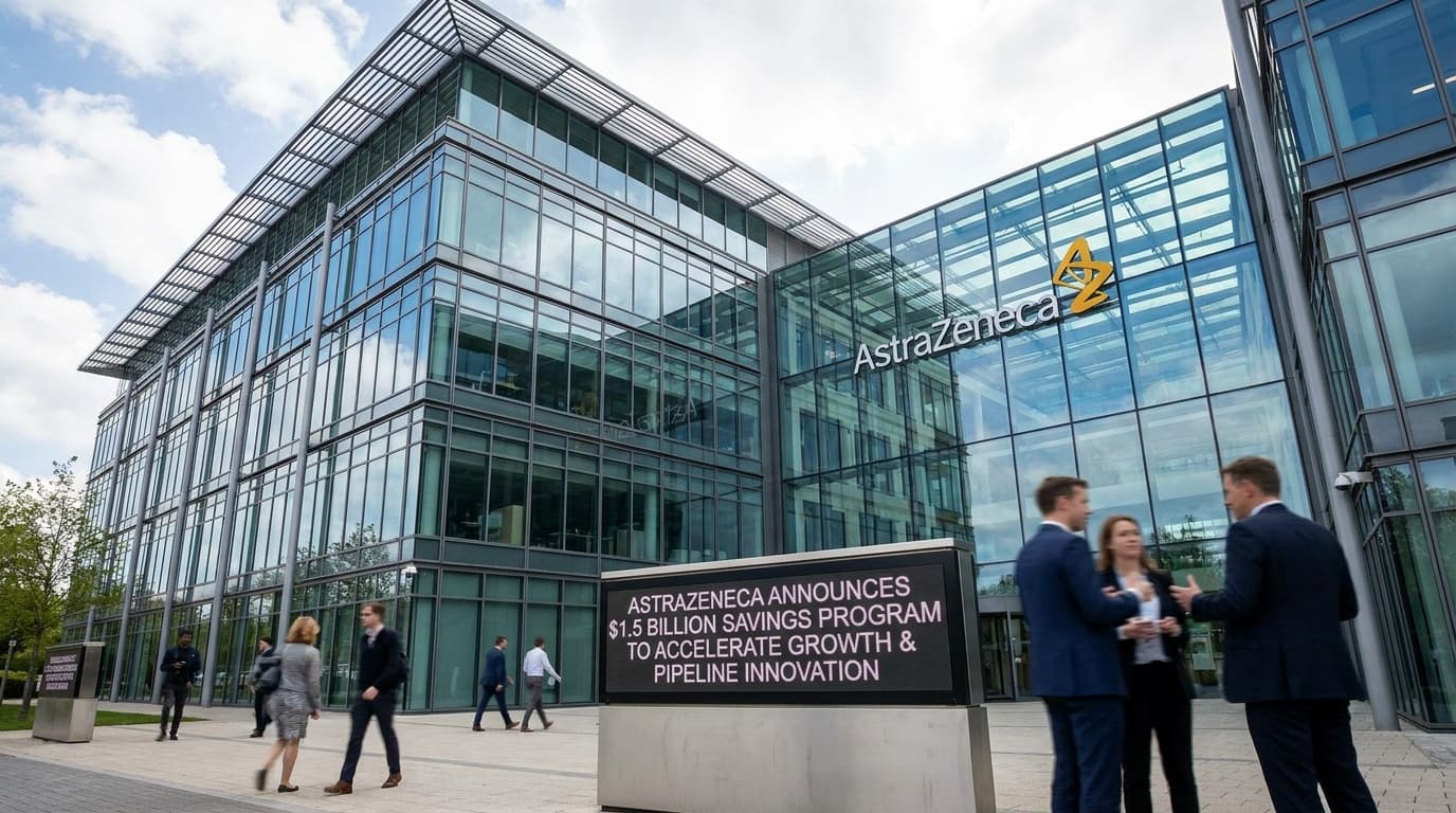 AstraZeneca Launches $1.5 Billion Savings Program, Redirecting Spend Toward Pipeline And Geographic Growth