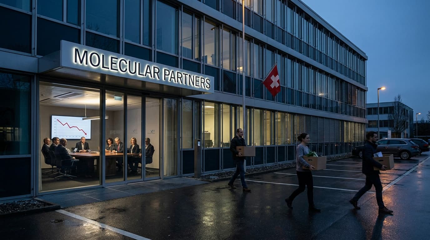 Molecular Partners Cuts Up To 44% Of Staff, Concentrating Cash On MP0712 And Radio-DARPin Programs